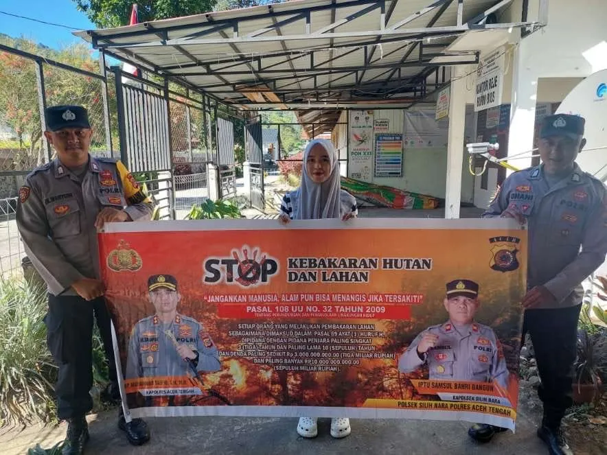 Cegah Karhutla, Polsek Silih Nara Edukasi Warga Lewat Patroli dan Sosialisasi