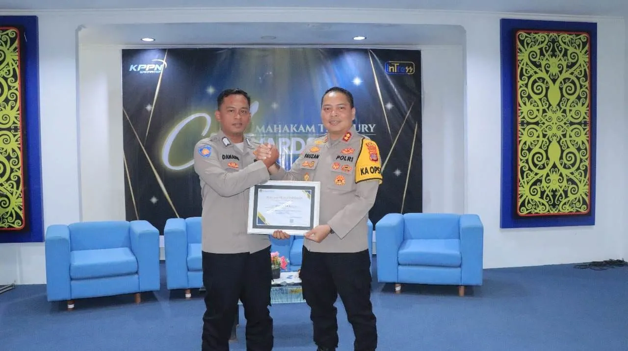 Polres Kutai Timur Raih Penghargaan Mahakam Treasury Award IKPA Sempurna Periode Semester I Tahun 2025