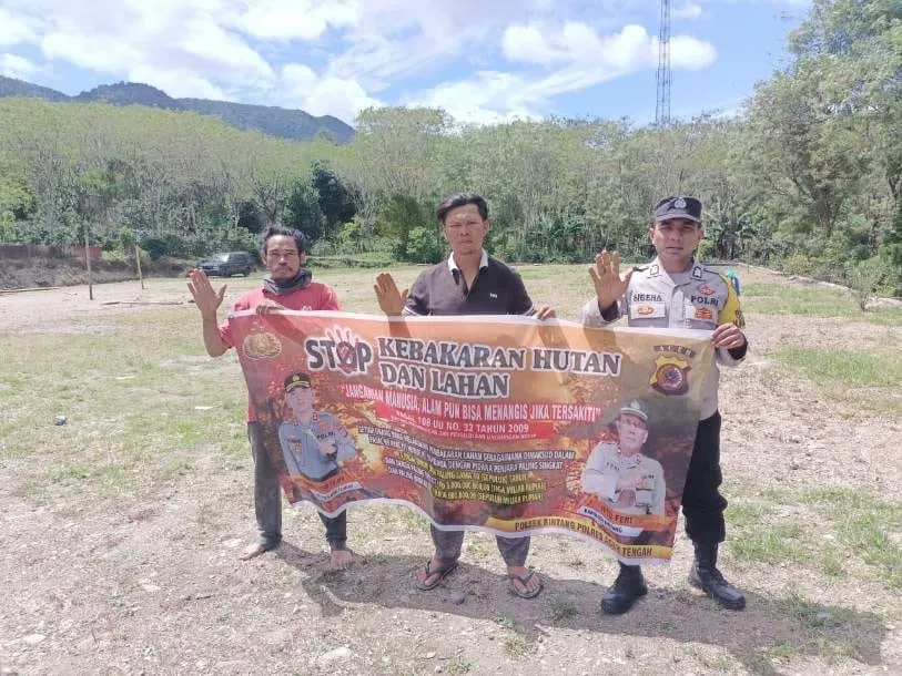 Polsek Bintang Gencarkan Patroli Sosialisasi dan Edukasi Bahaya Karhutla kepada Masyarakat