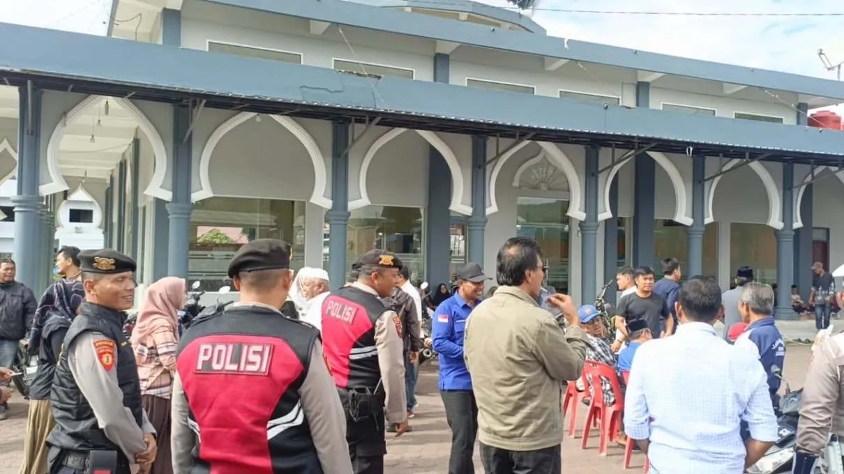 Wujudkan Pilkades Aman dan Damai, Patko Presisi Samapta Polres Aceh Tengah Patroli ke TPS