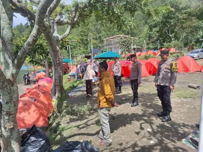 Patroli Humanis, Polsek Kota Takengon Sambangi Tempat Wisata untuk Cegah Guantibmas