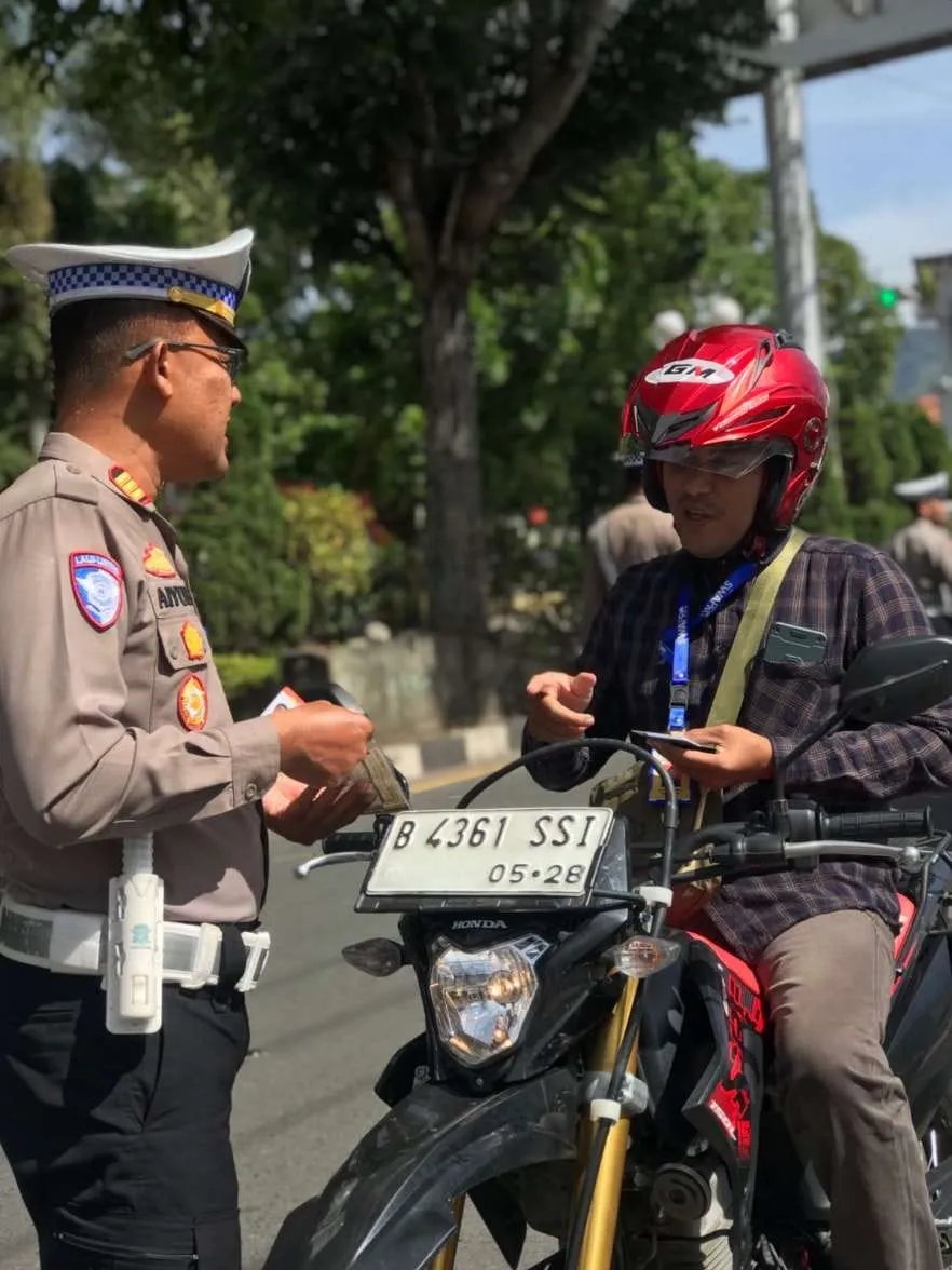 Sat Lantas Polres Aceh Tengah Tertibkan Pelanggar Lalu Lintas dalam Ops Patuh Seulawah 2025
