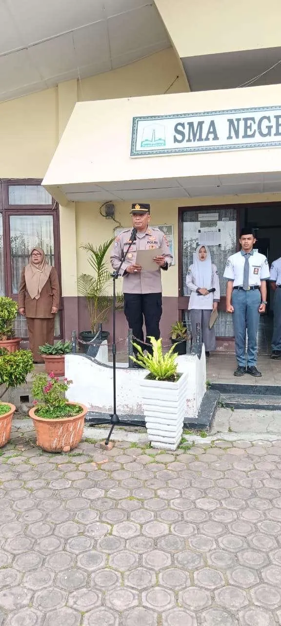 Saweu Sikula, Kasat Binmas Polres Aceh Tengah Gencarkan Edukasi Pelajar, Kali Ini di SMA Negeri 2 Takengon