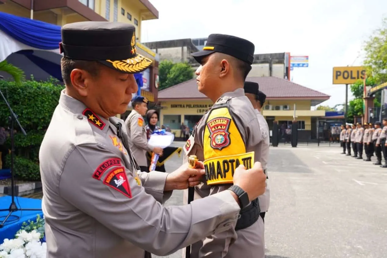 Kapolda Riau Resmikan Pamapta, Polisi Siaga 24 Jam Layani Masyarakat