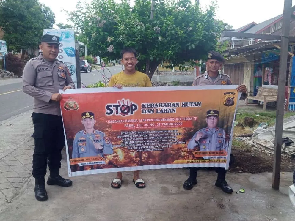 Terus Jaga Alam dari Karhutla, Polsek Silih Nara Gencar Patroli dan Sosialisasi ke Masyarakat