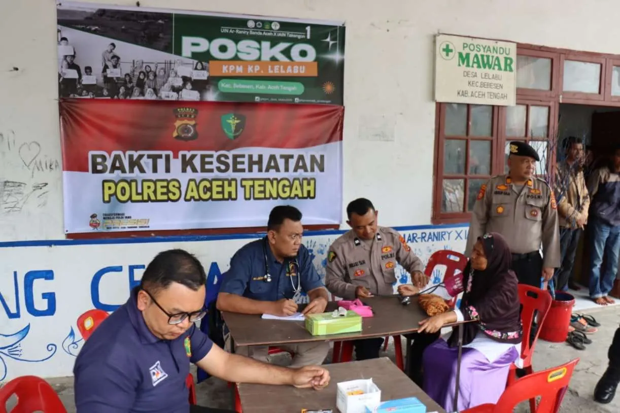 Bakti Kesehatan Sambut HUT RI ke-80, Polres Aceh Tengah Berikan Layanan dan Pengobatan Gratis