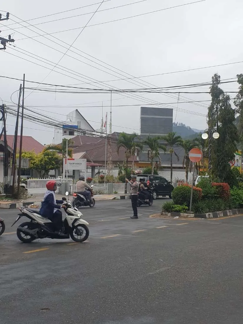 Ops Patuh Seulawah 2025: Satlantas Polres Aceh Tengah Giatkan Pengamanan dan Pengaturan Lalu Lintas Pagi