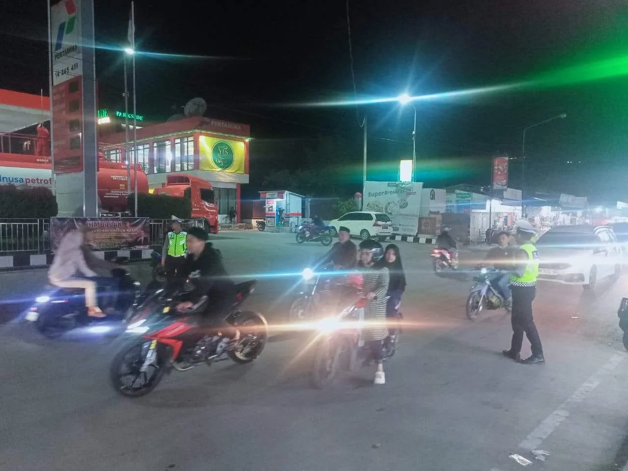 Cegah Pelanggaran dan Kecelakaan, Satlantas Polres Aceh Tengah Intensifkan Patroli Malam