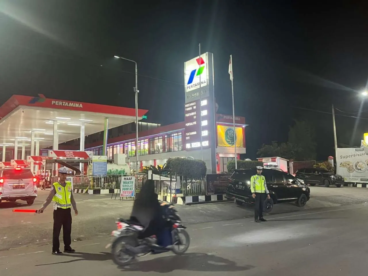 Satlantas Polres Aceh Tengah Gelar Patroli Malam, Pastikan Arus Lalu Lintas Aman dan Lancar