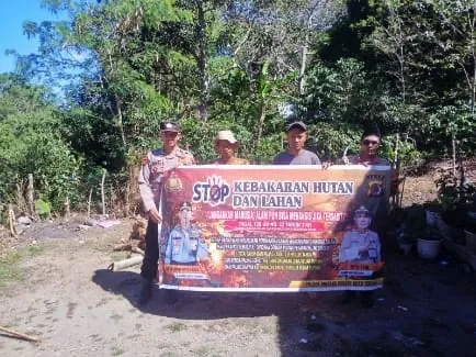 Patroli dan Sosialisasi Karhutla, Polsek Bintang Ajak Warga Waspada dan Tolak Bakar Lahan