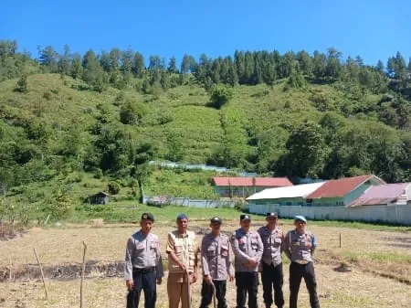 Polsek Bintang Kawal Pematangan Lahan Jagung Dukung Swasembada Pangan Kuartal III Tahun 2025