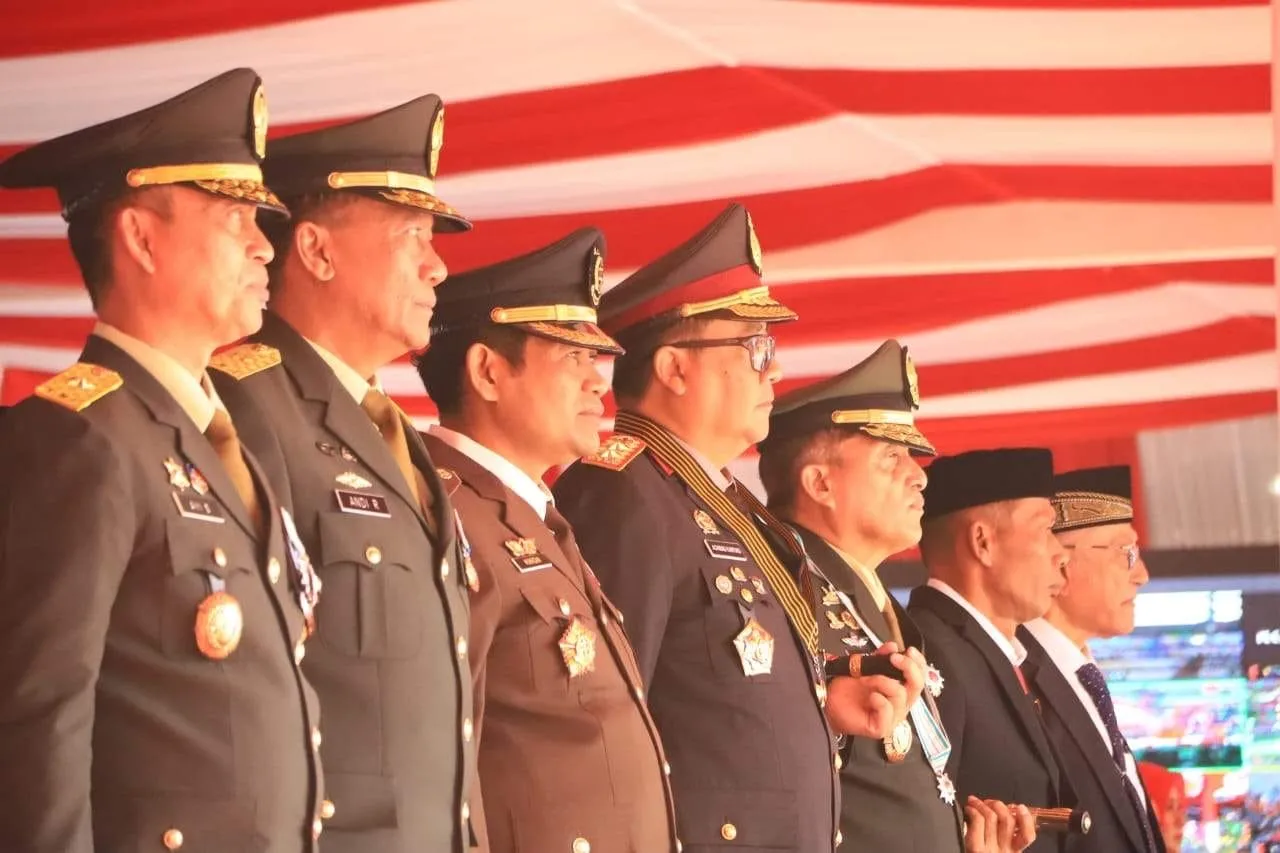 Kapolda Aceh Ikuti Upacara HUT ke-80 Kemerdekaan RI di Blang Padang