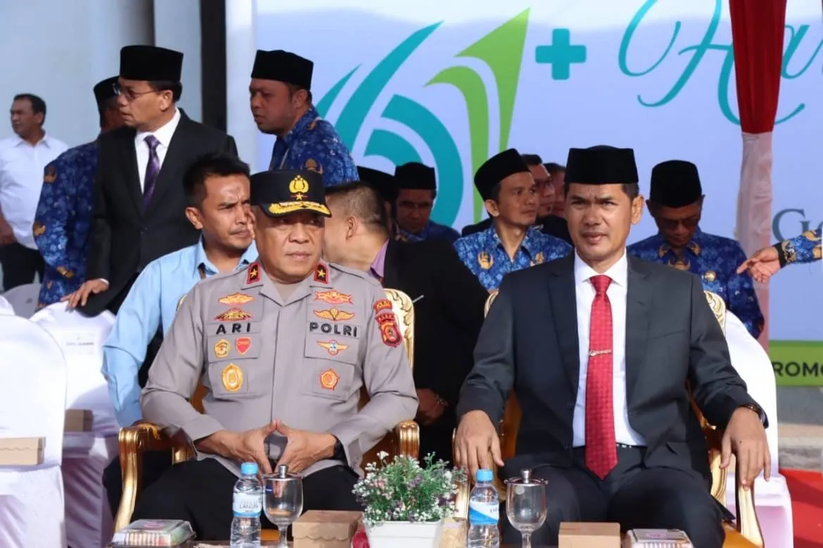 Wakapolda Aceh Hadiri Peringatan Hari Kesehatan Nasional ke-61 Tahun 2025