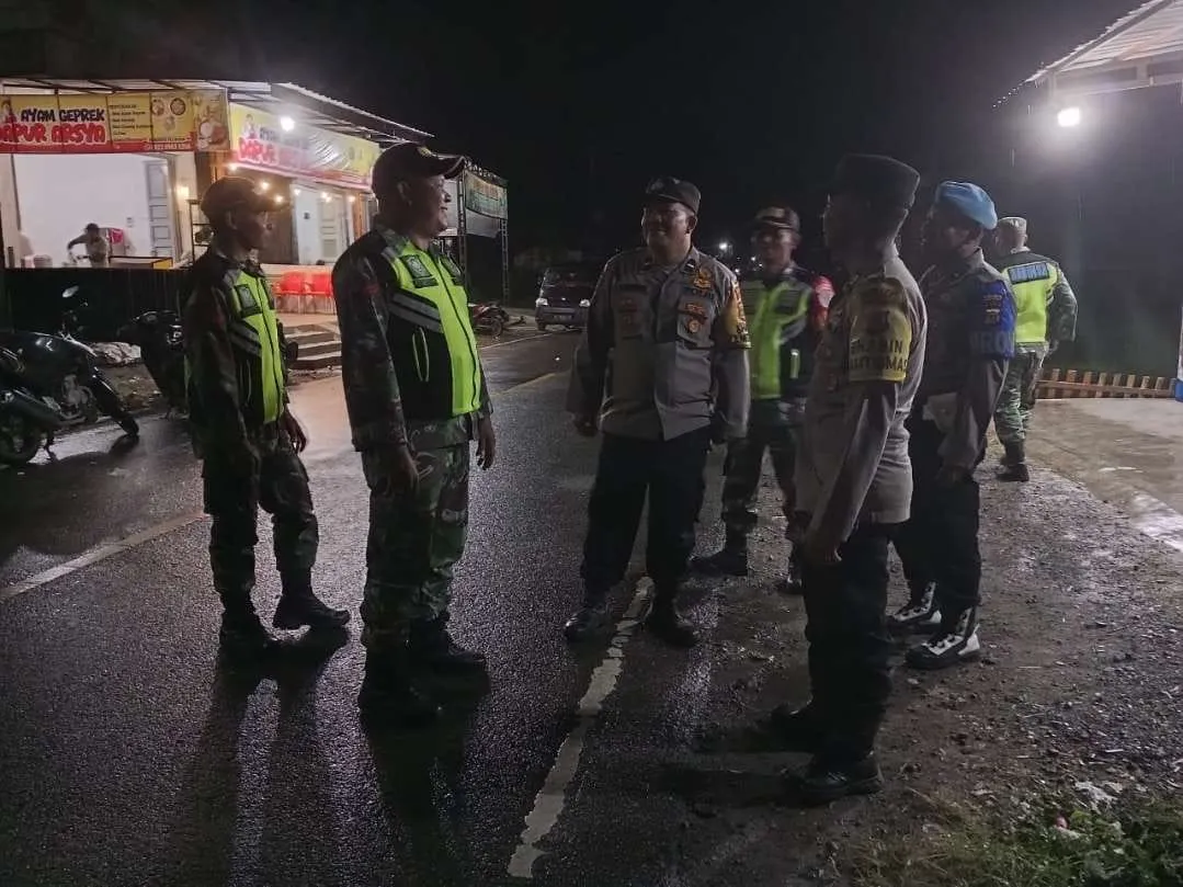TNI–Polri Celala Berkolaborasi, Patroli Malam Tekan Gangguan Kamtibmas