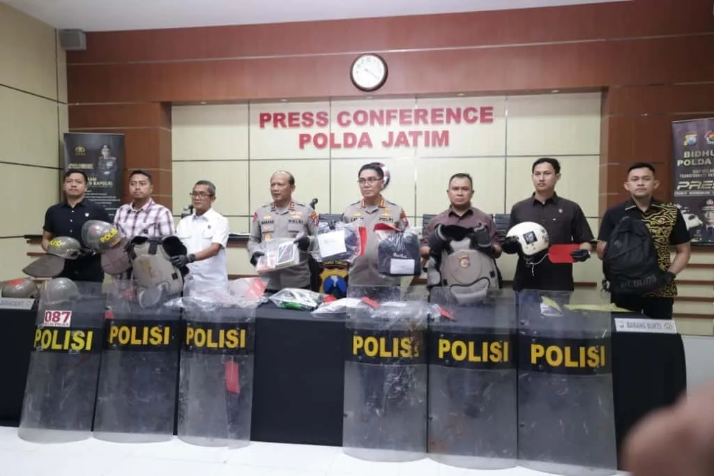 Polda Jatim Ungkap Ratusan Pelaku Aksi Anarkis di 10 Kota, Kerugian Capai Rp 256 Miliar