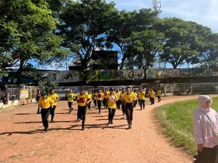 Polres Aceh Tengah Gelar Tes Kesamaptaan Jasmani Periodik II: Wujud Disiplin dan Upaya Jaga Kesehatan Personel