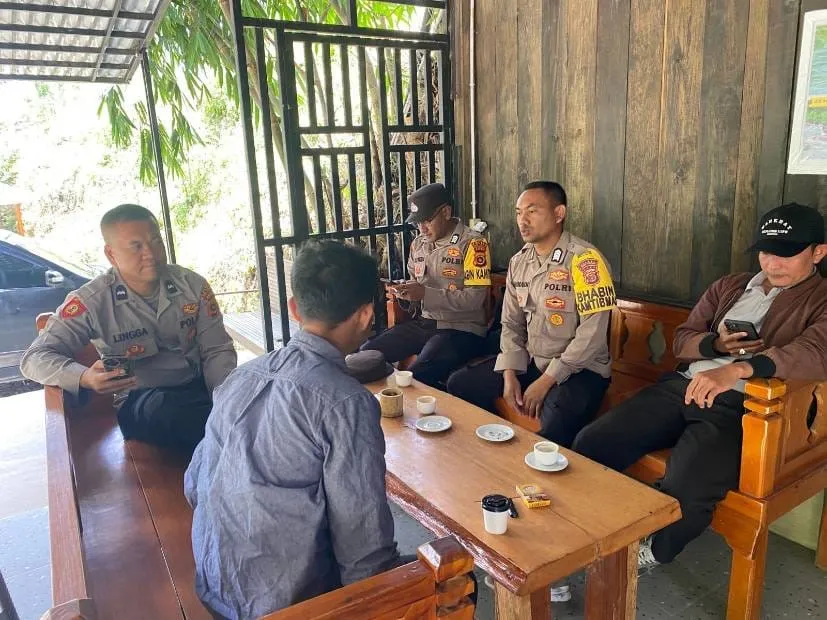 Kupi Soboh Kamtibmas, Polsek Pegasing Ajak Pemuda Ngopi Pagi Jaga Keamanan Bersama