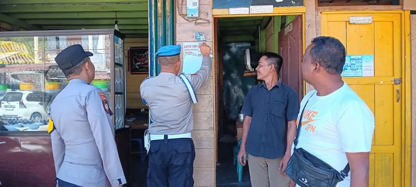 Polsek Linge Sebar Brosur “Lapor Pak Kapolres” di Lokasi Keramaian untuk Permudah Warga Menyampaikan Aduan