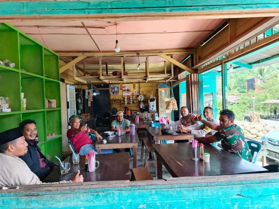 Kopi Pagi Jadi Sarana Dialog, Polsubsektor Rusip Antara Dengar Keluh Kesah Warga