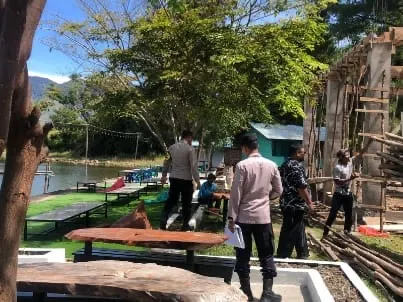 Lewat Patroli Polsek Lut Tawar Hadirkan Rasa Aman bagi Pengunjung