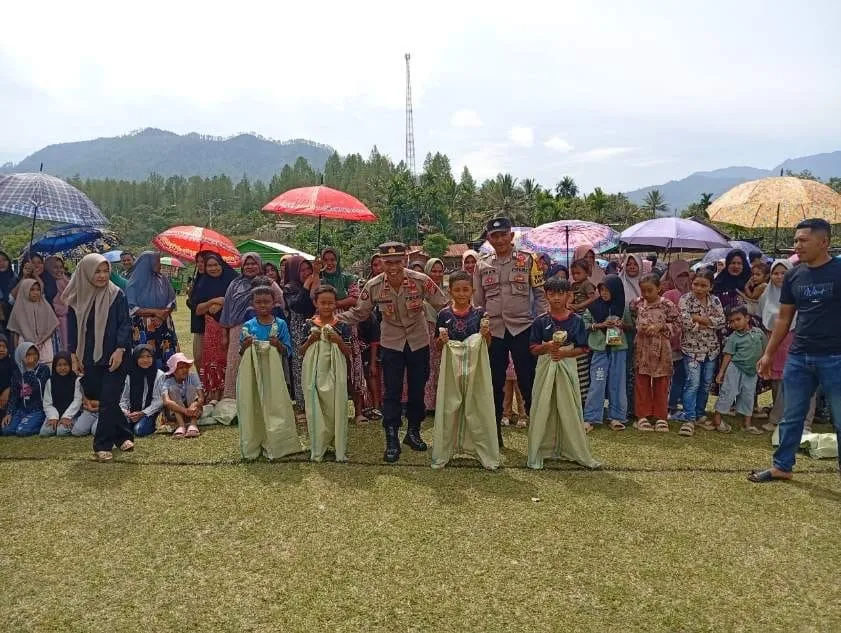 Kapolsek Linge Hadiri Perlombaan Anak dan Remaja Meriahkan HUT RI ke-80 di Kecamatan Linge