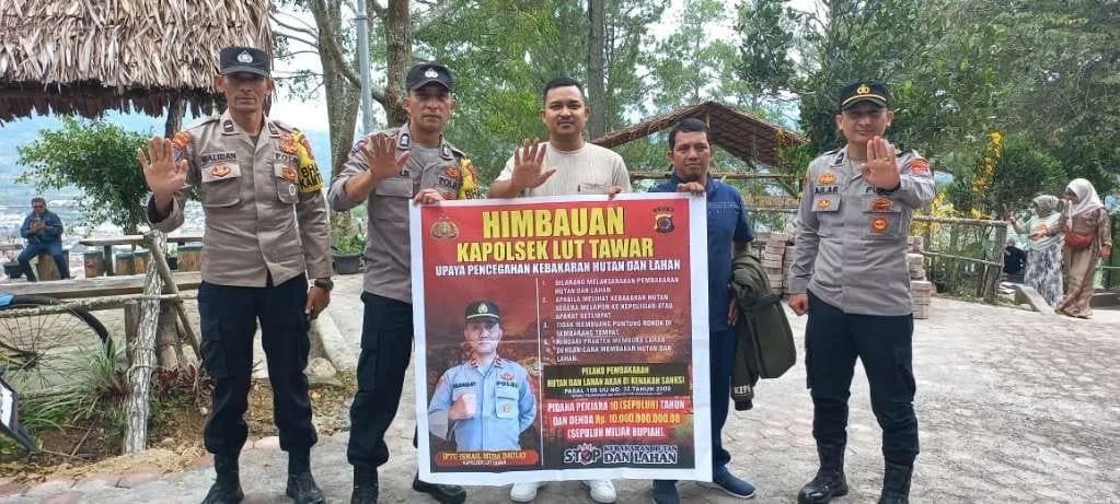 Cegah Karhutla, Polres Aceh Tengah Terus Gencarkan Patroli Dan Sosialisasi
