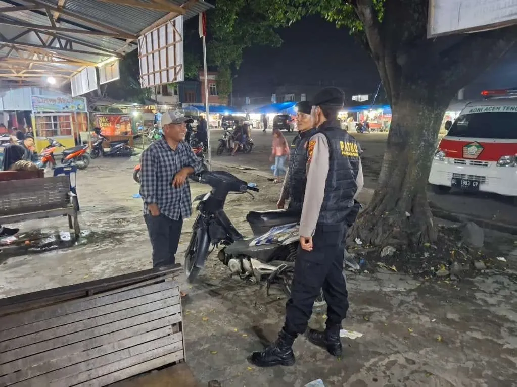 Wujudkan Malam Aman dan Nyaman, Patko Polres Aceh Tengah Intensifkan Patroli di Tempat Keramaian