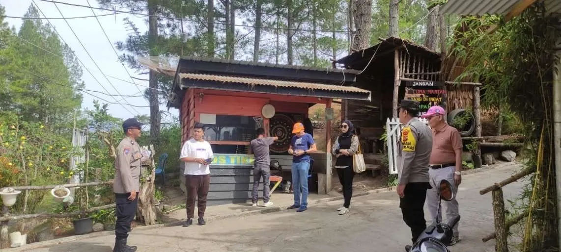 Patroli di Lokasi Wisata, Polsek Lut Tawar Bangun Komunikasi dan Jaga Kamtibmas