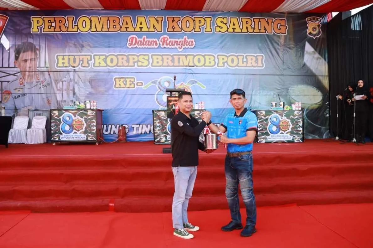 Kapolda Aceh Buka Lomba Kopi Saring HUT ke-80 Brimob