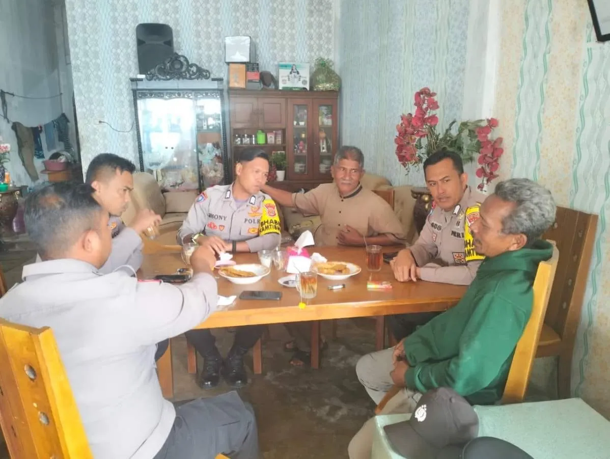 Ngopi Pagi Bersama, Polsek Kota Takengon Bahas Keamanan Lingkungan Bersama Warga