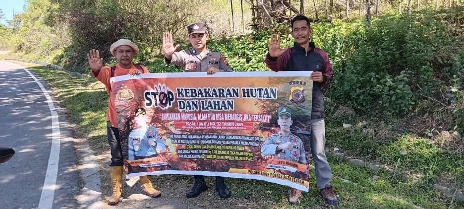 Polsek Linge Gencar Sosialisasi Karhutla, Warga Diimbau Tak Bakar Lahan