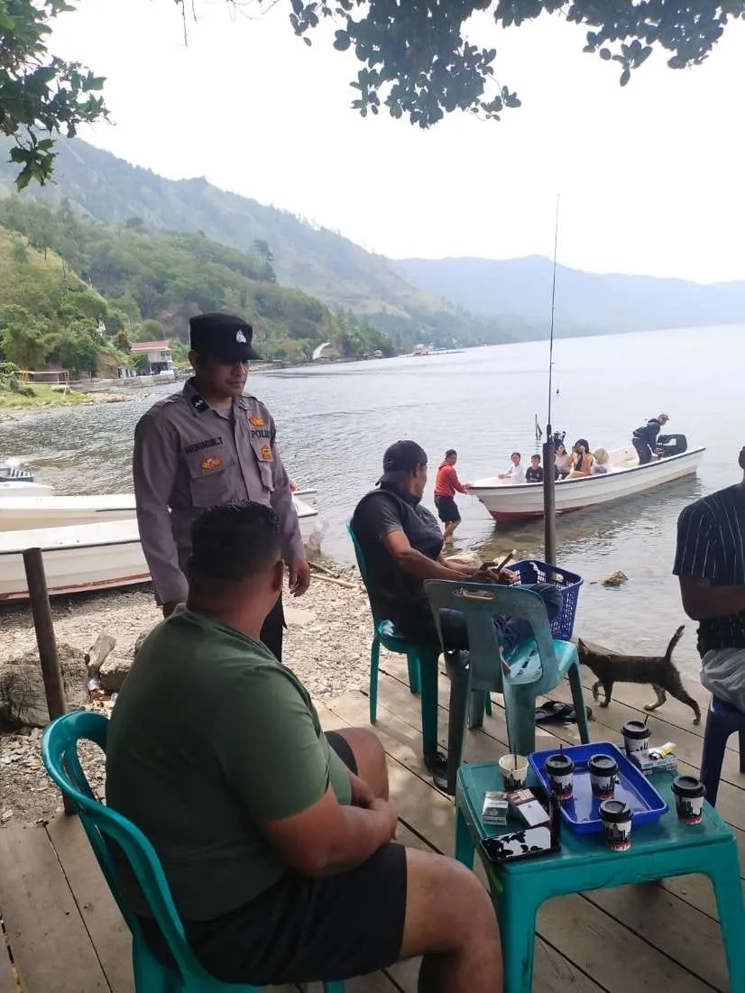 Sambangi Lokasi Wisata, Polsek Kota Takengon Pastikan Situasi Kondusif