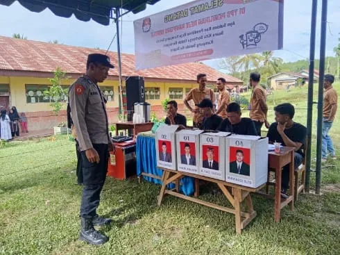Polres Aceh Tengah Amankan Pesta Demokrasi di Dua Kecamatan, Pilkades Berjalan Aman dan Kondusif