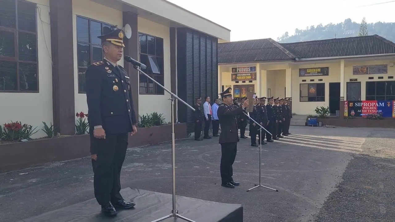 Polres Aceh Tengah Gelar Upacara Peringatan Hari Kesaktian Pancasila