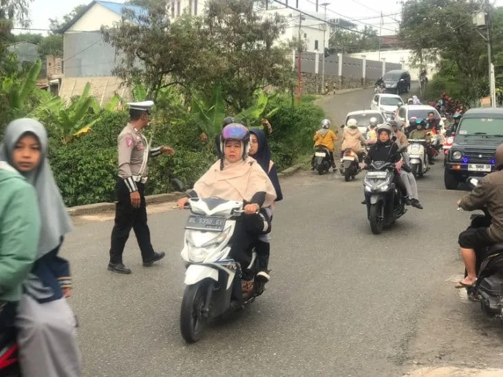 Polantas Aceh Tengah Hadir di Pagi Hari, Jaga Kelancaran Lalu Lintas untuk Masyarakat