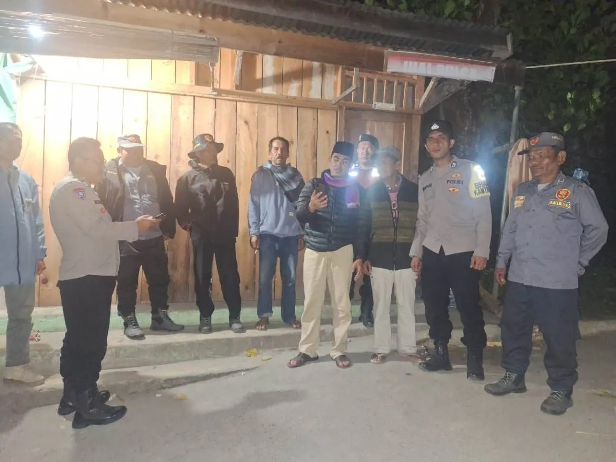 Patroli Malam Bersama, Polsek Lut Tawar Cegah Guantibmas dan Tindaklanjuti Laporan Warga