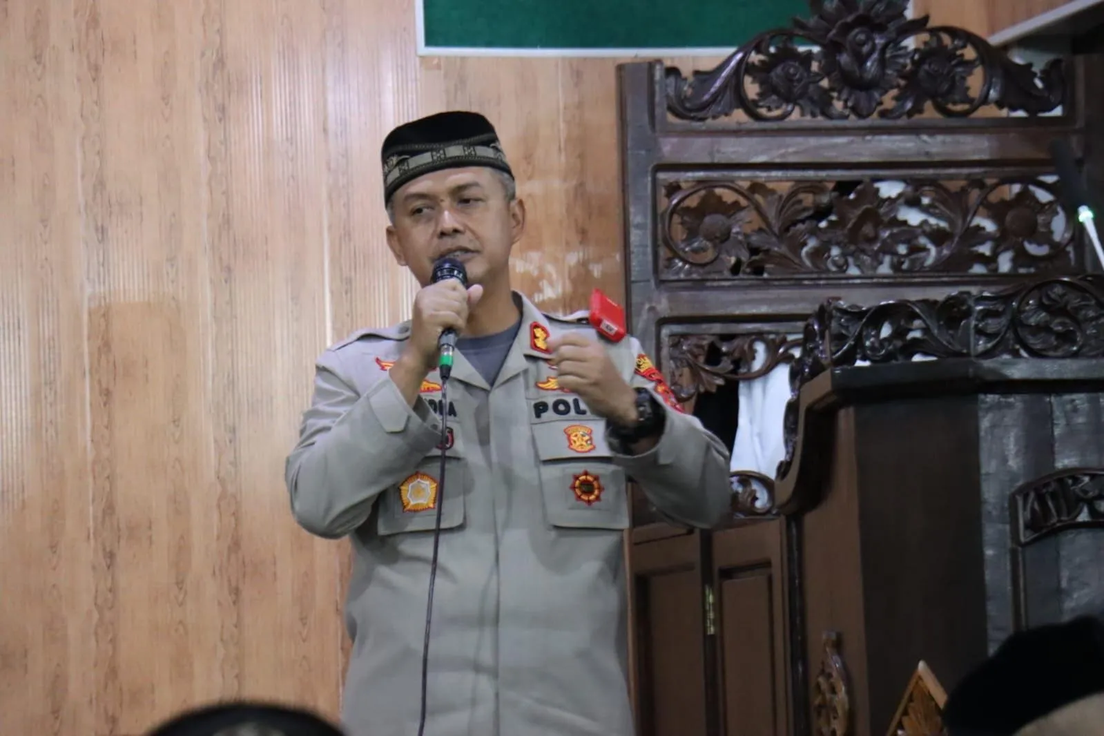 Safari Subuh Rabu Berkah, Kapolres Aceh Tengah Ajak Warga Jaga Hubungan Baik dan Kendalikan Emosi