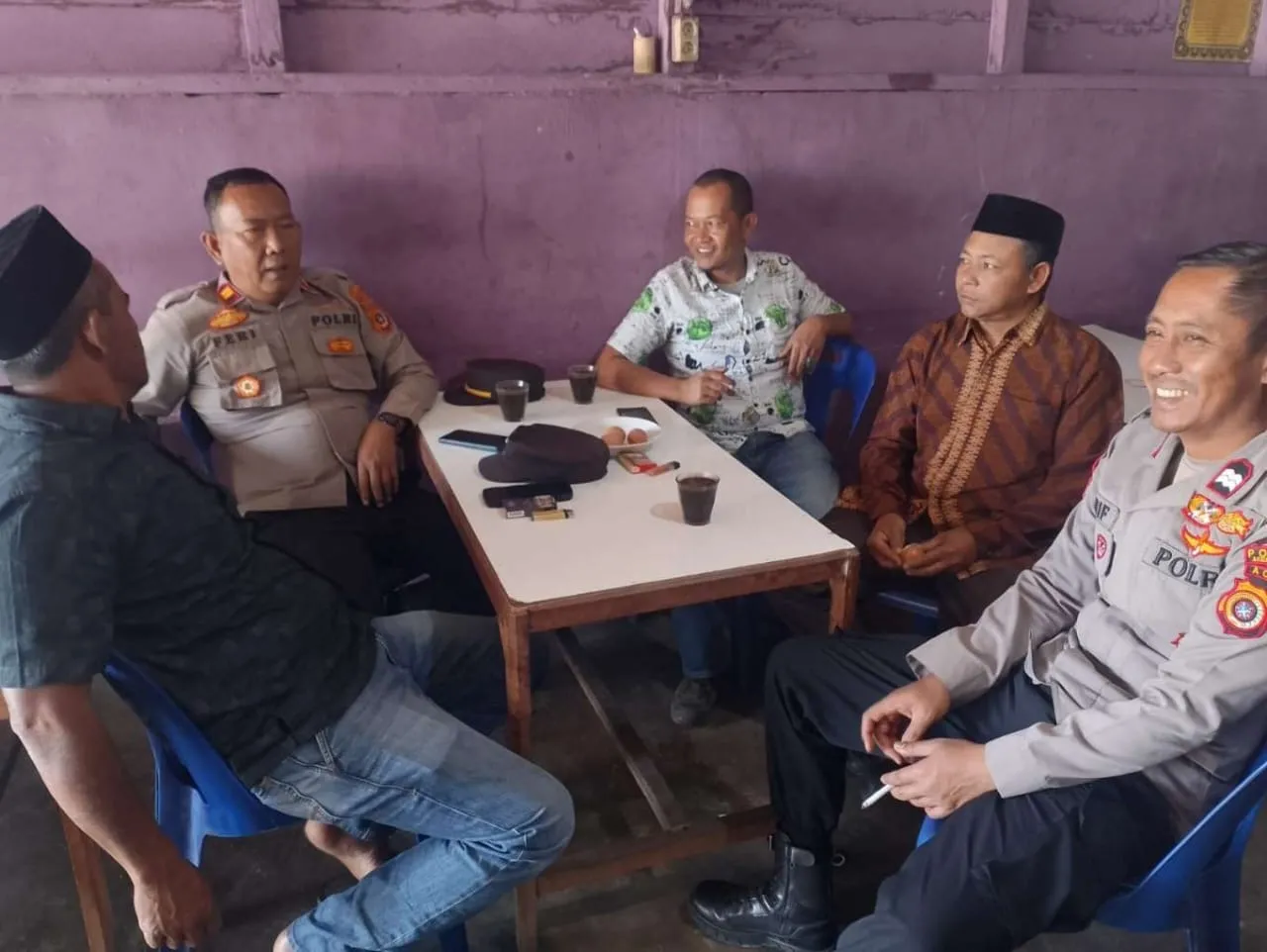 Lewat Kupi Soboh Kamtibmas, Polsek Bintang Ajak Warga Jaga Keamanan Bersama